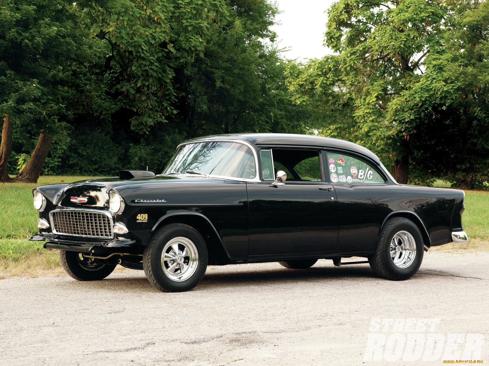 1955, chevrolet, hardtop, , hotrod, dragster